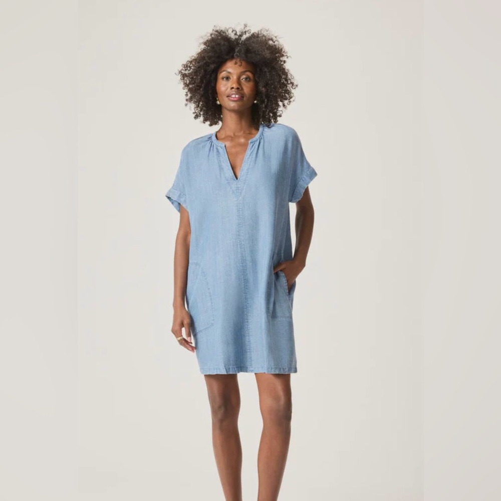 Splendid Lauren Indigo Mini Dress.  Size Small NWT